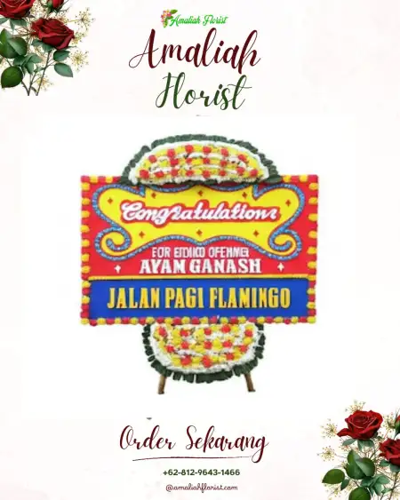 Sewa Papan Bunga Tingginambut